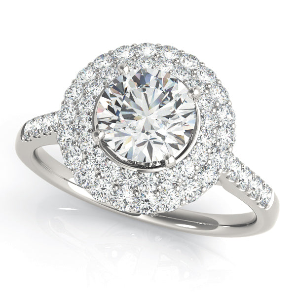 ENGAGEMENT RINGS HALO ROUND - Image 2