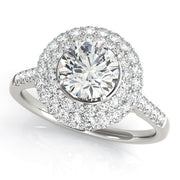 ENGAGEMENT RINGS HALO ROUND - Image 2