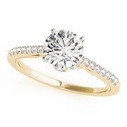 ENGAGEMENT RINGS SINGLE ROW PRONG SET - Image 7