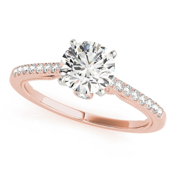ENGAGEMENT RINGS SINGLE ROW PRONG SET - Image 3