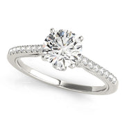 ENGAGEMENT RINGS SINGLE ROW PRONG SET - Image 2