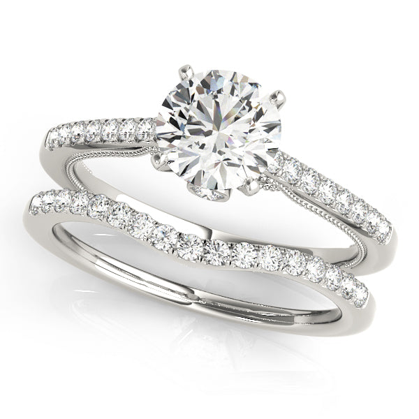 ENGAGEMENT RINGS SINGLE ROW PRONG SET - Image 4