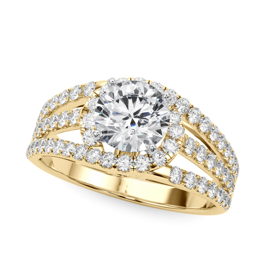 ENGAGEMENT RINGS HALO ROUND - Image 6