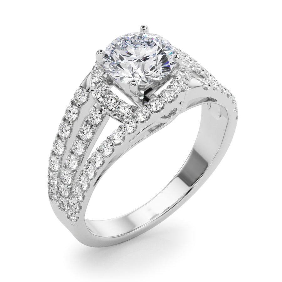 ENGAGEMENT RINGS HALO ROUND - Image 9