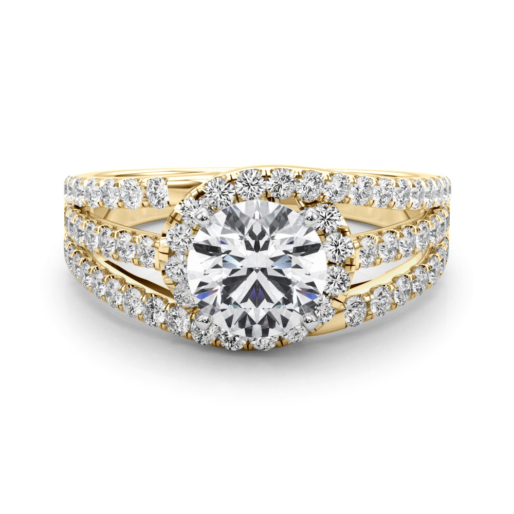ENGAGEMENT RINGS HALO ROUND - Image 3