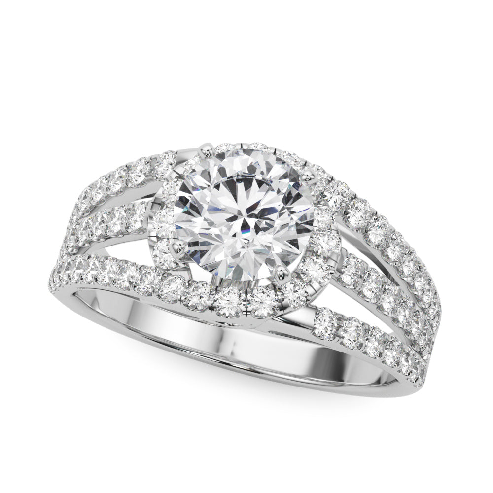 ENGAGEMENT RINGS HALO ROUND - Image 2