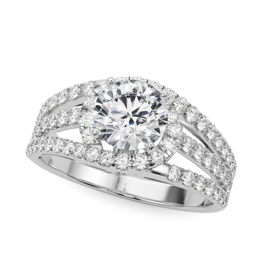 ENGAGEMENT RINGS HALO ROUND - Image 2