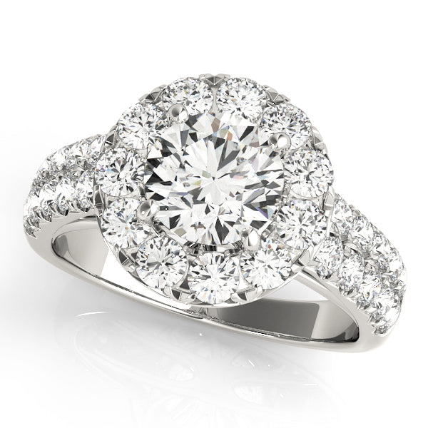 ENGAGEMENT RINGS HALO ROUND - Image 2