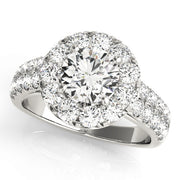 ENGAGEMENT RINGS HALO ROUND - Image 2