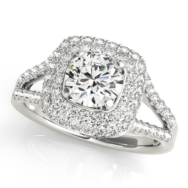 ENGAGEMENT RINGS HALO ROUND - Image 2