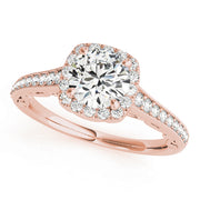 ENGAGEMENT RINGS HALO ROUND - Image 5