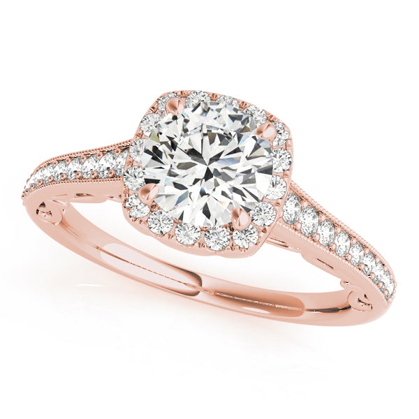 ENGAGEMENT RINGS HALO ROUND - Image 5