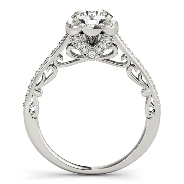 ENGAGEMENT RINGS HALO ROUND - Image 9