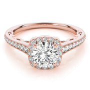 ENGAGEMENT RINGS HALO ROUND - Image 7
