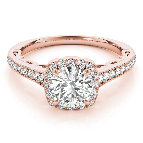 ENGAGEMENT RINGS HALO ROUND - Image 7