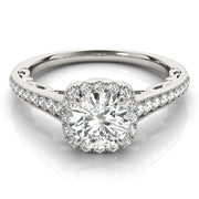 ENGAGEMENT RINGS HALO ROUND - Image 6