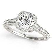 ENGAGEMENT RINGS HALO ROUND - Image 2