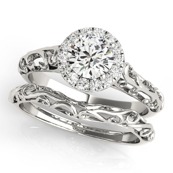 ENGAGEMENT RINGS HALO ROUND - Image 8