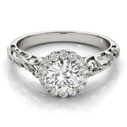 ENGAGEMENT RINGS HALO ROUND - Image 4