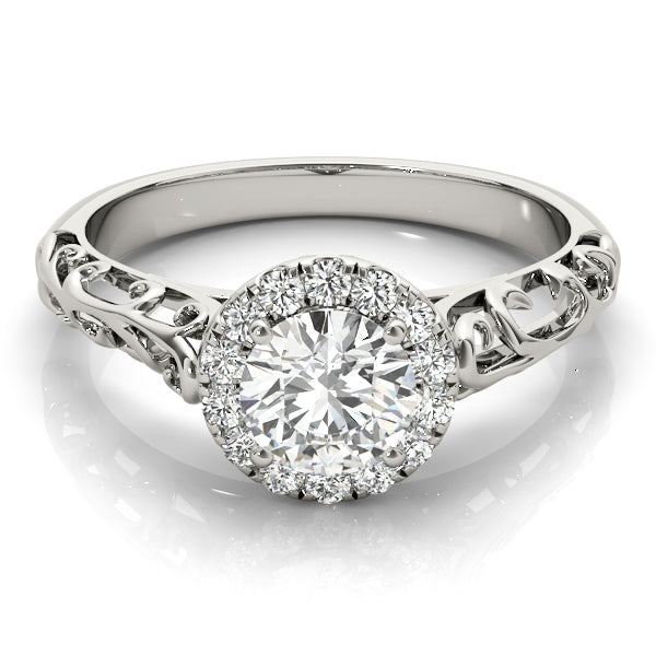 ENGAGEMENT RINGS HALO ROUND - Image 4