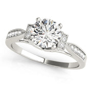 ENGAGEMENT RINGS SINGLE ROW PRONG SET - Image 2