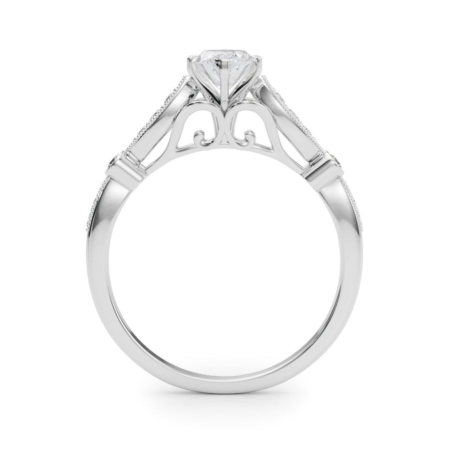 ENGAGEMENT RINGS SINGLE ROW PRONG SET - Image 8