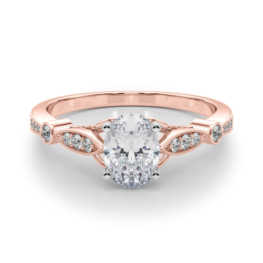 ENGAGEMENT RINGS SINGLE ROW PRONG SET - Image 5