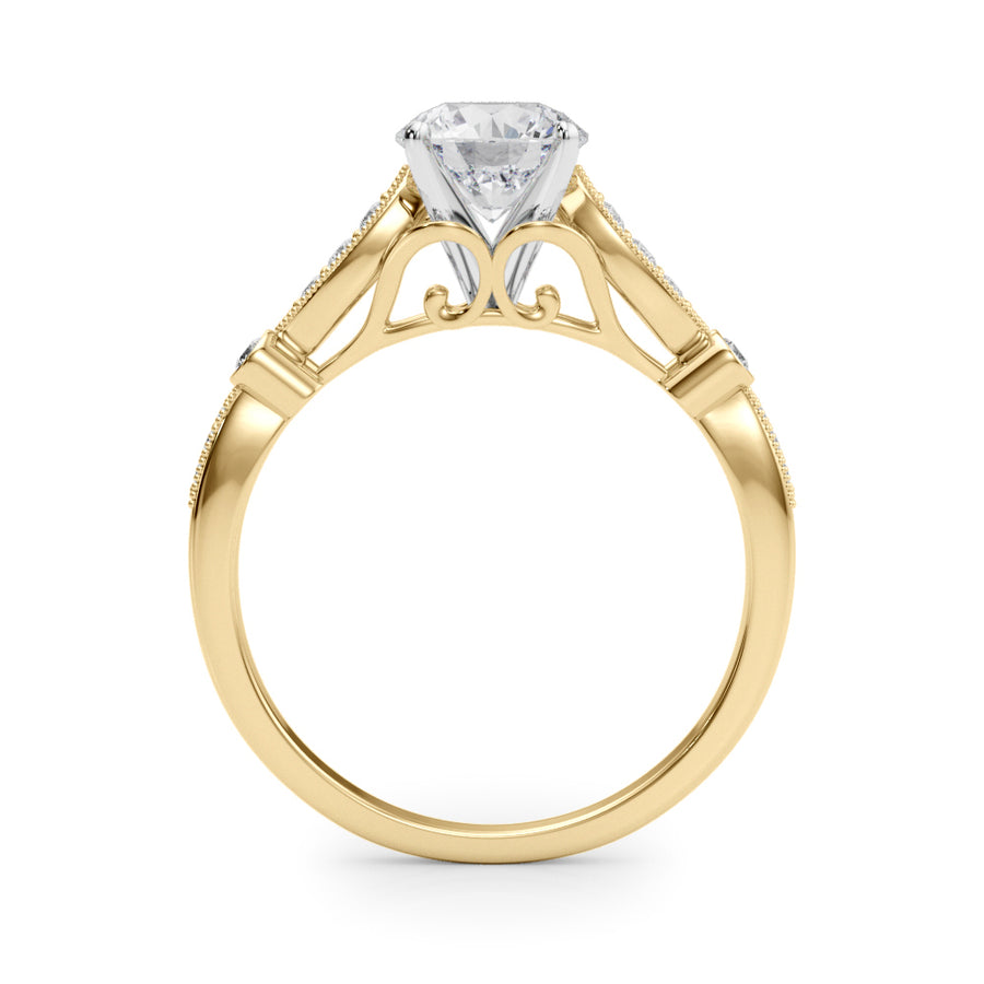 ENGAGEMENT RINGS SINGLE ROW PRONG SET - Image 6