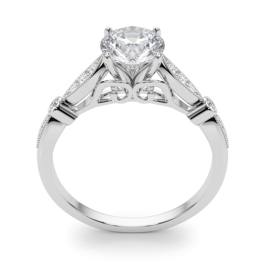 ENGAGEMENT RINGS SINGLE ROW PRONG SET - Image 9