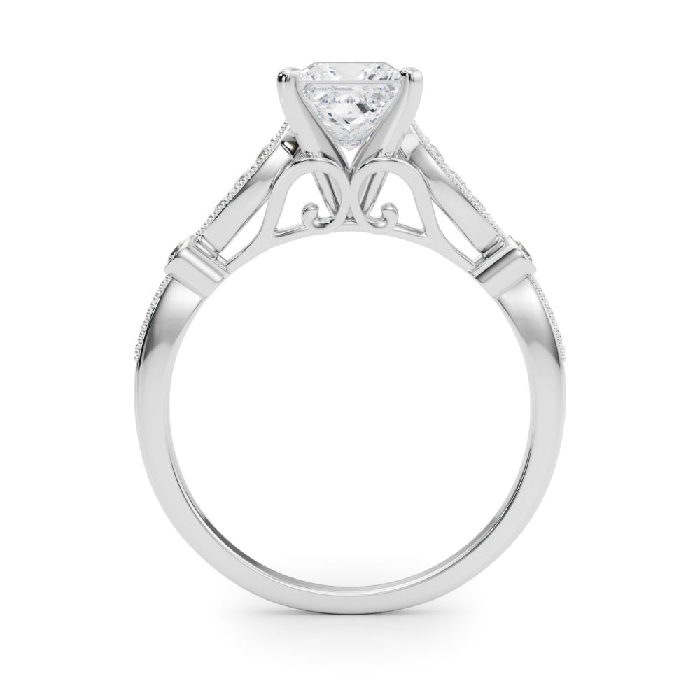 ENGAGEMENT RINGS SINGLE ROW PRONG SET - Image 3