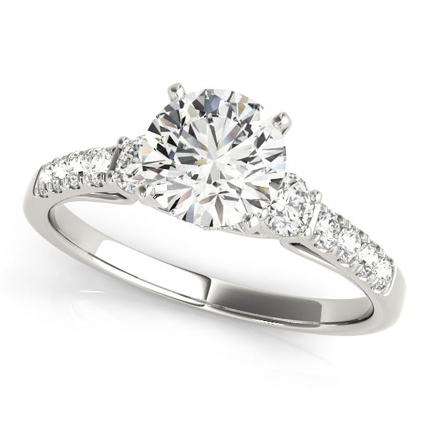 ENGAGEMENT RINGS SINGLE ROW PRONG SET - Image 2