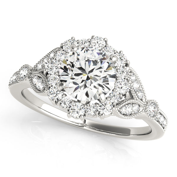 ENGAGEMENT RINGS HALO ROUND - Image 2