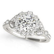 ENGAGEMENT RINGS HALO ROUND - Image 2