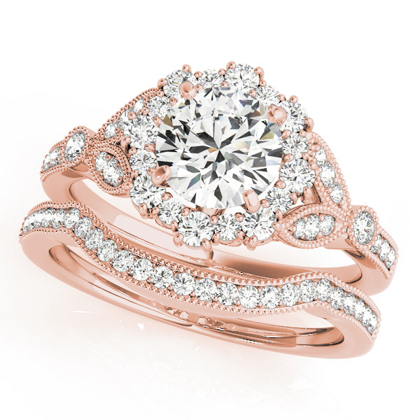 ENGAGEMENT RINGS HALO ROUND - Image 3