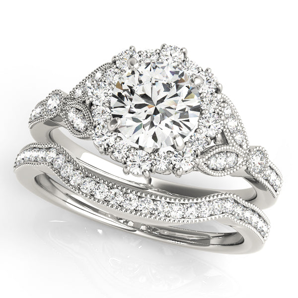 ENGAGEMENT RINGS HALO ROUND - Image 7