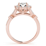 ENGAGEMENT RINGS HALO ROUND - Image 9