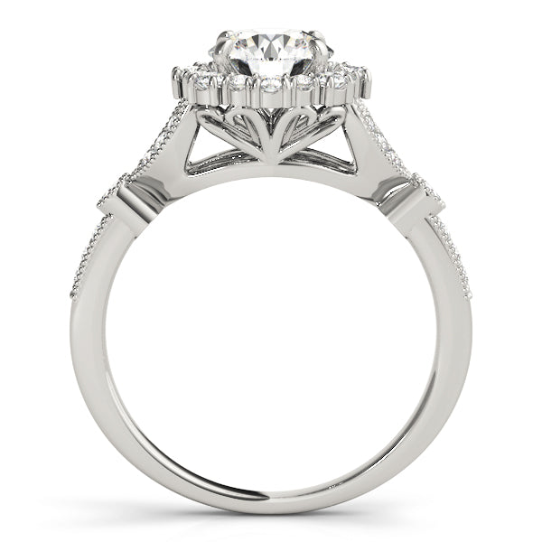 ENGAGEMENT RINGS HALO ROUND - Image 4