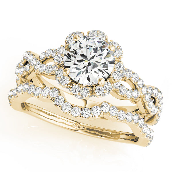 ENGAGEMENT RINGS HALO ROUND - Image 3