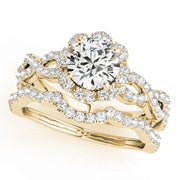 ENGAGEMENT RINGS HALO ROUND - Image 3