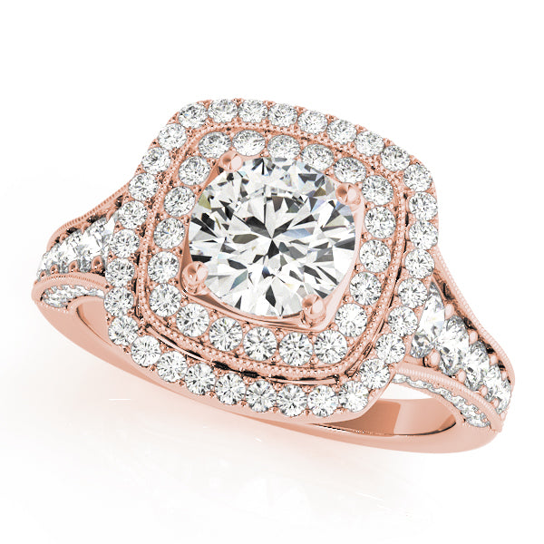 ENGAGEMENT RINGS HALO ROUND - Image 9