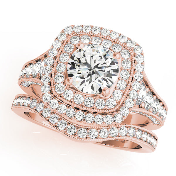 ENGAGEMENT RINGS HALO ROUND - Image 3