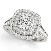 ENGAGEMENT RINGS HALO ROUND - Image 2