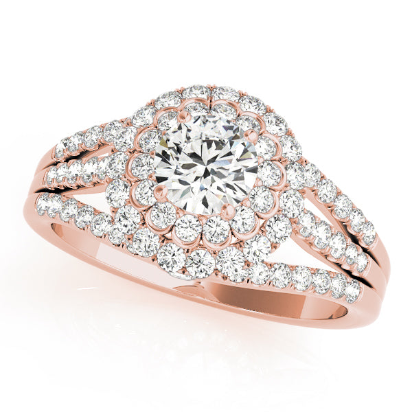 ENGAGEMENT RINGS HALO ROUND - Image 3