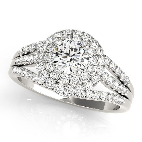 ENGAGEMENT RINGS HALO ROUND - Image 2