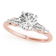 ENGAGEMENT RINGS FANCY SHAPE BAGUETTE REMOUNTS - Image 4