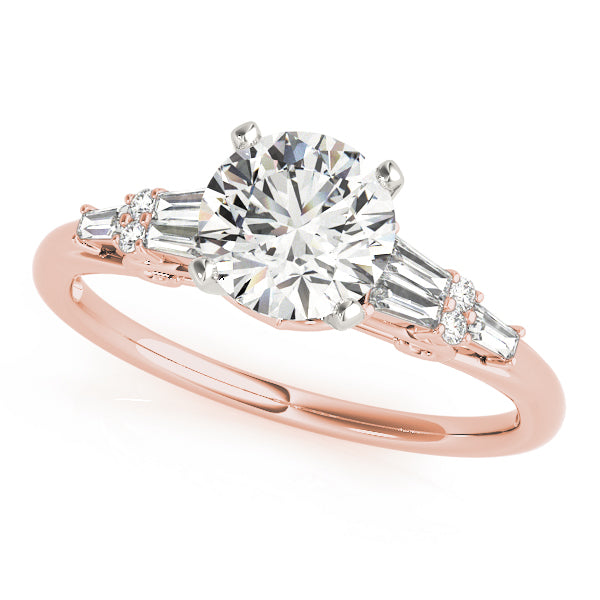 ENGAGEMENT RINGS FANCY SHAPE BAGUETTE REMOUNTS - Image 4