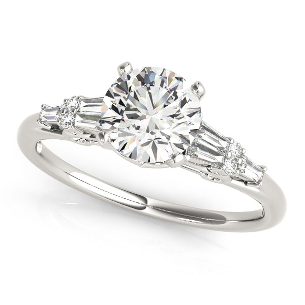 ENGAGEMENT RINGS FANCY SHAPE BAGUETTE REMOUNTS - Image 2