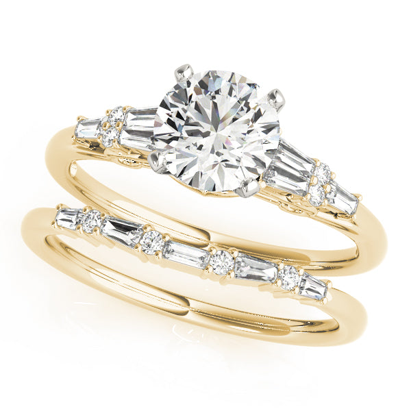 ENGAGEMENT RINGS FANCY SHAPE BAGUETTE REMOUNTS - Image 3