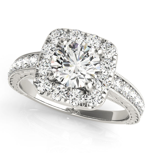 ENGAGEMENT RINGS HALO ROUND - Image 2