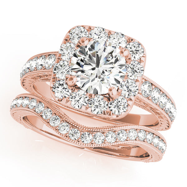 ENGAGEMENT RINGS HALO ROUND - Image 9